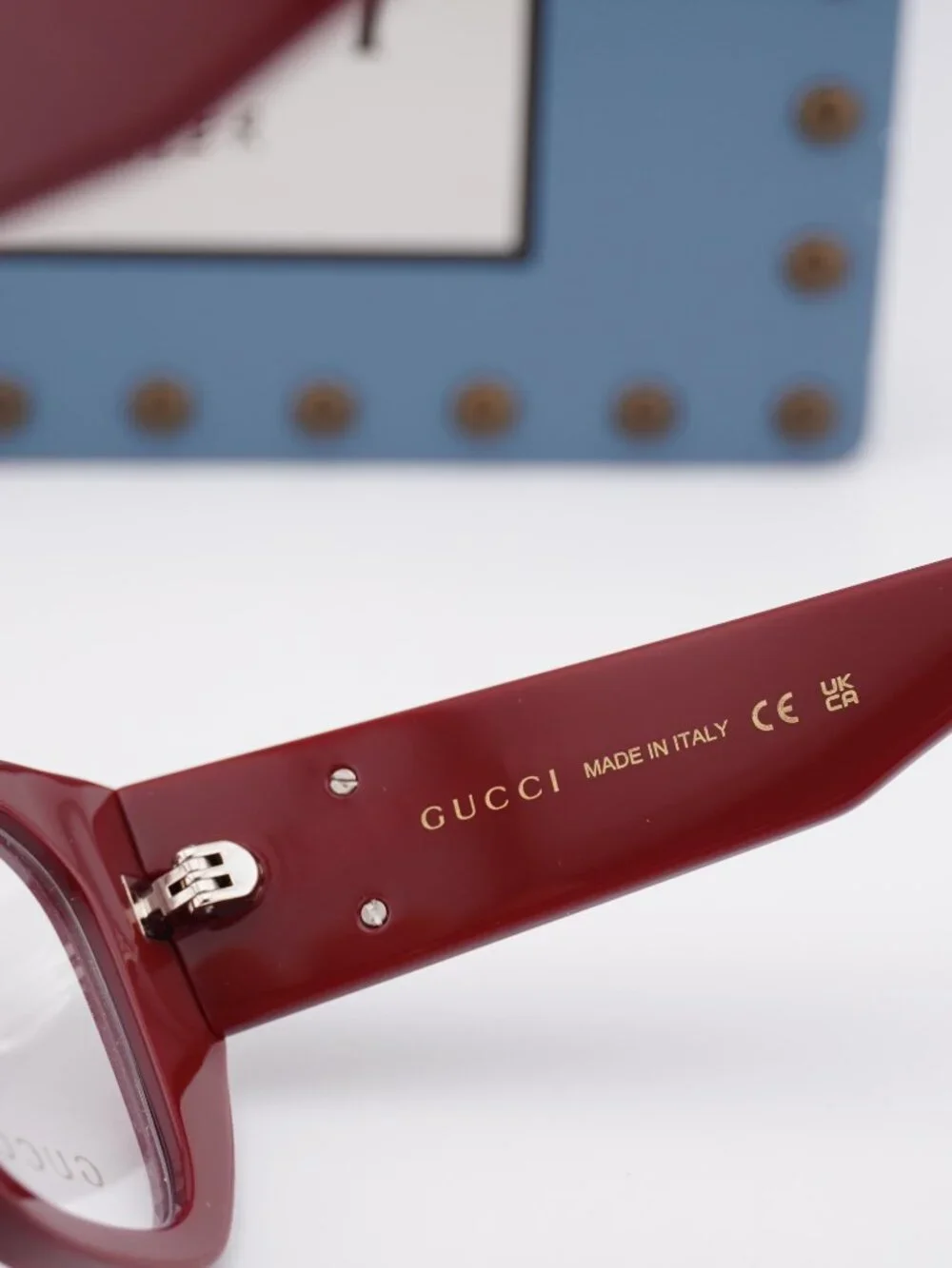 Gucci GG1952O 003 Square Eyeglasses 51mm - Burgundy